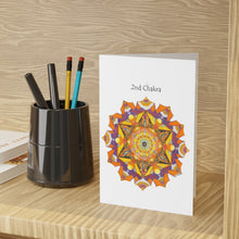 Load image into Gallery viewer, #2 Sacral Chakra Mandala Card