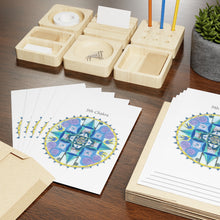 Load image into Gallery viewer, #5 Throat Chakra Mandala Card