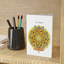 Load image into Gallery viewer, #3 Solar Plexus Chakra Mandala Card