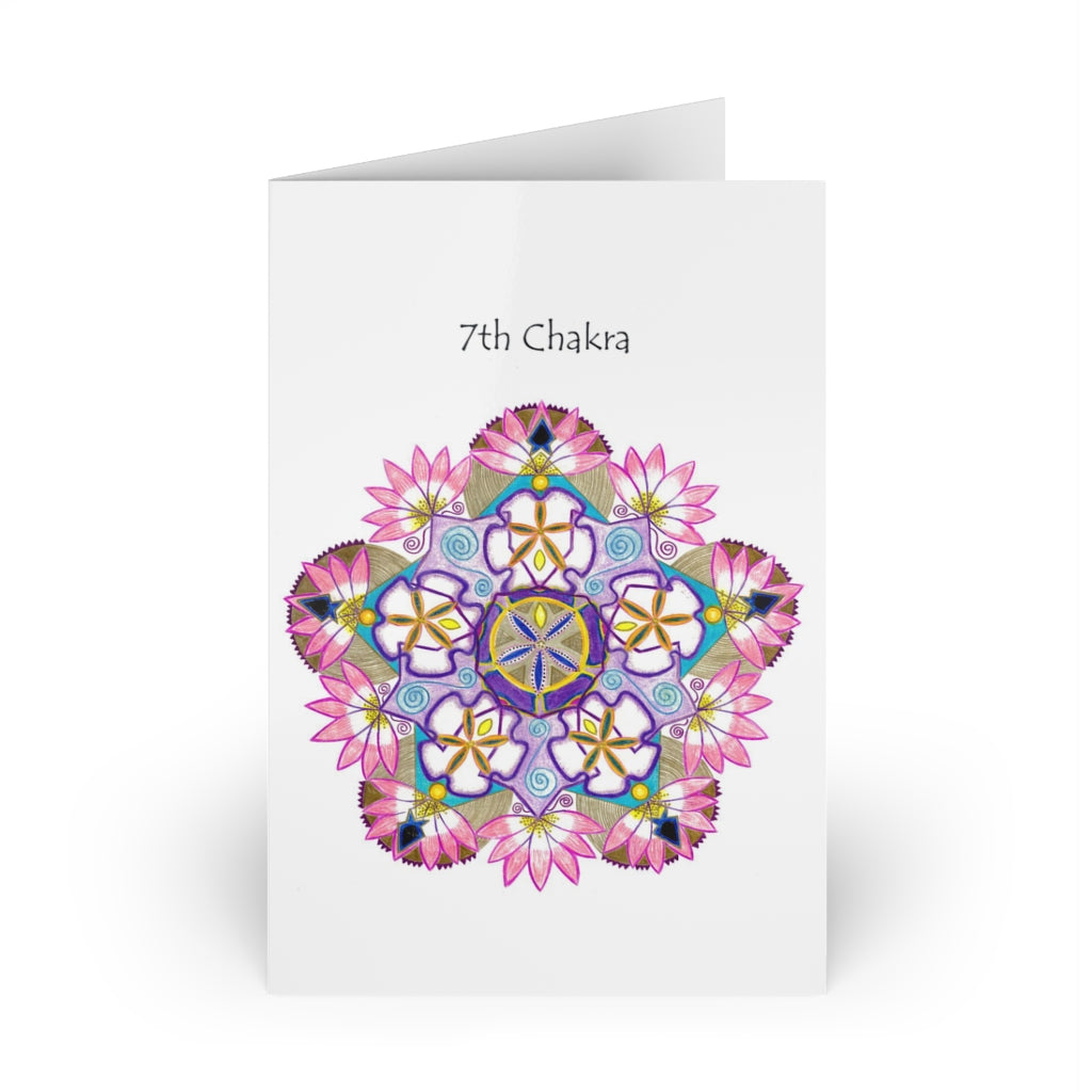 #7 Crown Chakra Mandala Card