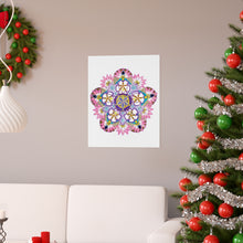 Load image into Gallery viewer, #7 Crown Chakra Mandala Print
