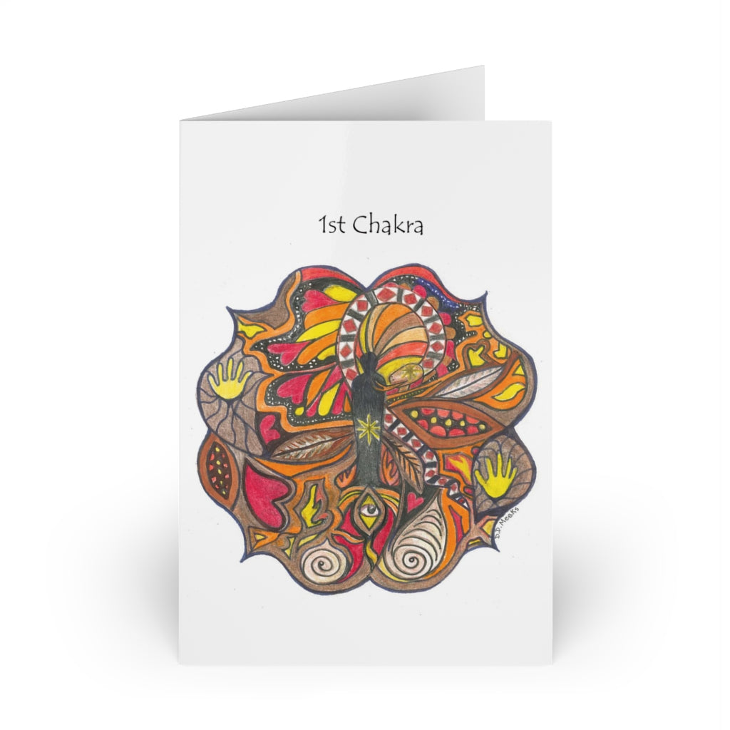 #1 Root Chakra Mandala Card