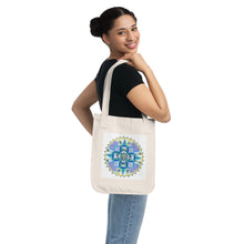 Load image into Gallery viewer, #5 Throat Chakra Mandala Tote
