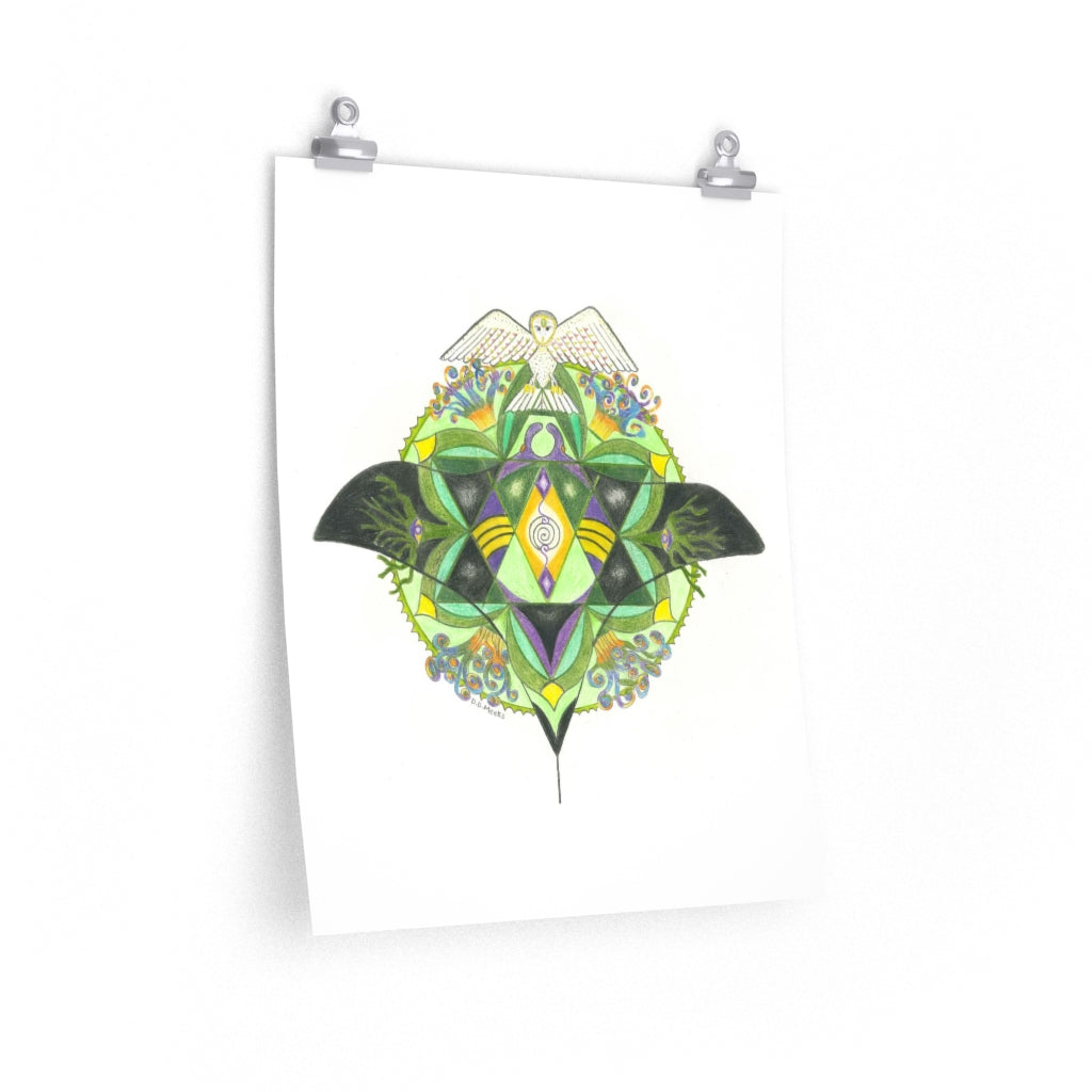 #4 Heart Chakra Mandala Print