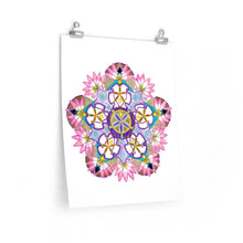 Load image into Gallery viewer, #7 Crown Chakra Mandala Print
